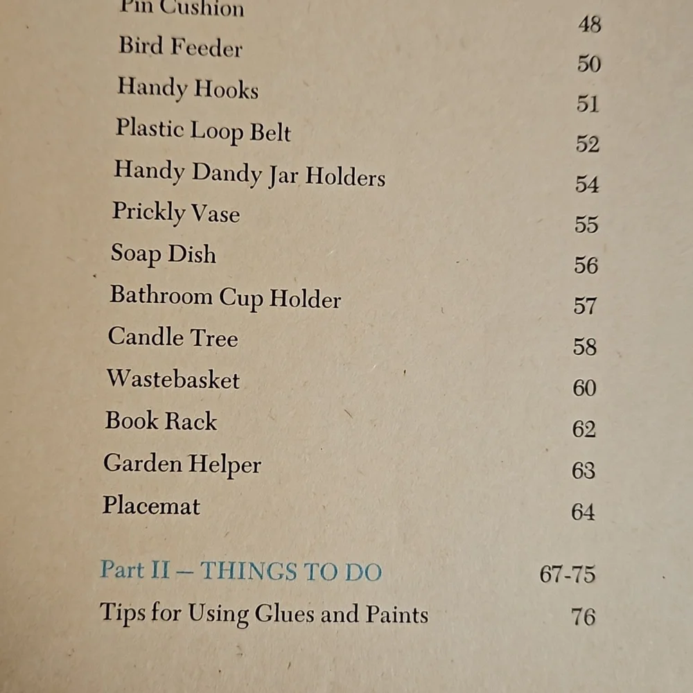 THINGS TO MAKE AND DO Vintage Scholastic Book Services 1972 Excellent Condition